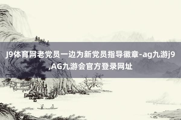 J9体育网老党员一边为新党员指导徽章-ag九游j9,AG九游会官方登录网址