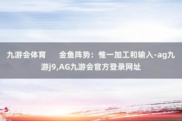 九游会体育      金鱼阵势：惟一加工和输入-ag九游j9,AG九游会官方登录网址