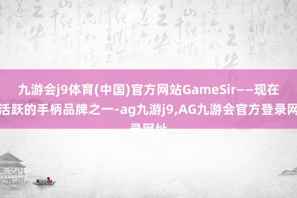 九游会j9体育(中国)官方网站GameSir——现在最活跃的手柄品牌之一-ag九游j9,AG九游会官方登录网址